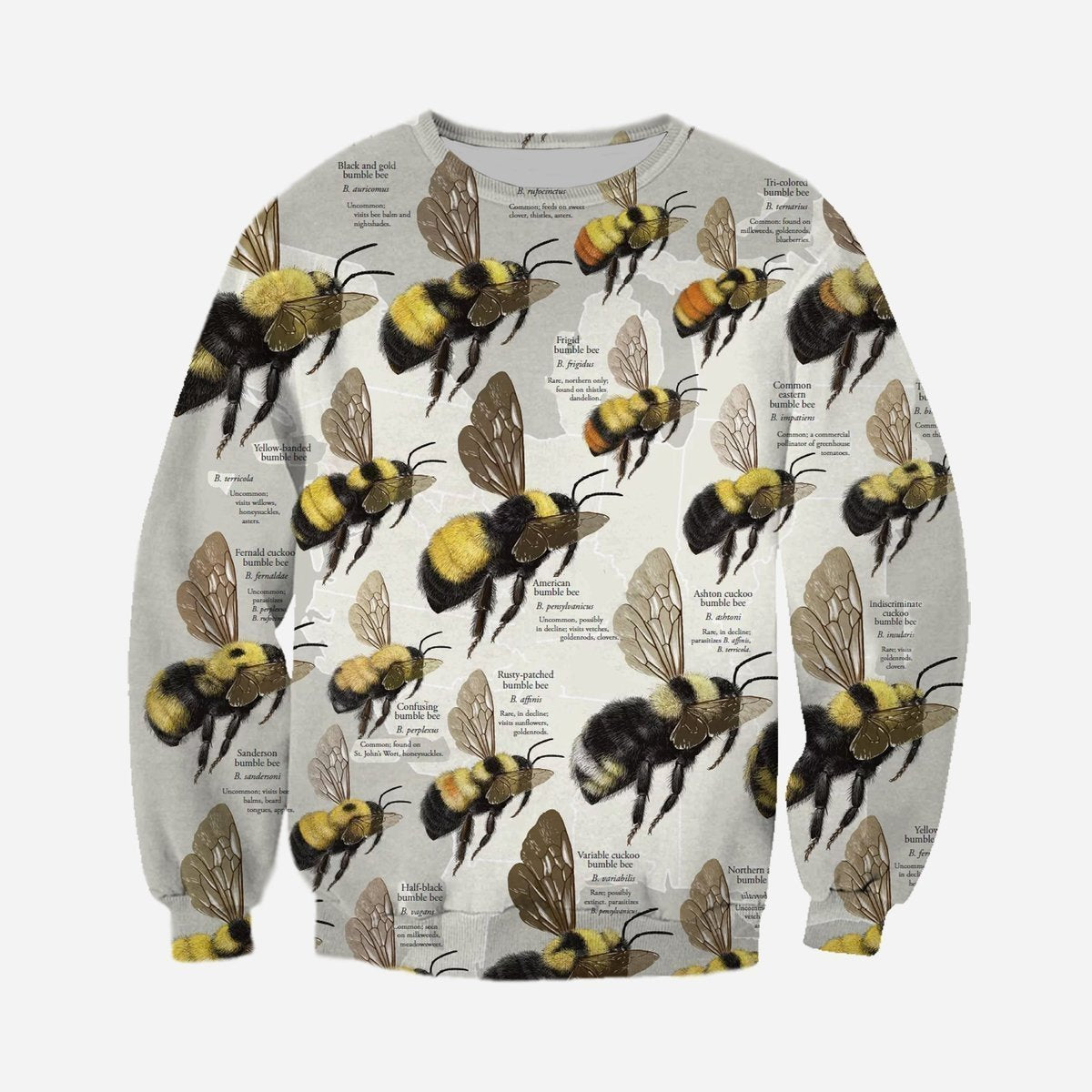 3D All Over Printed Bumble Bees Shirts-Apparel-6teenth World-Sweatshirt-S-Vibe Cosy™