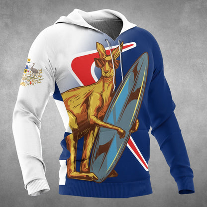 Kangaroo And Boomerang Of Australia Hoodie-Apparel-HD09-Hoodie-S-Vibe Cosy™
