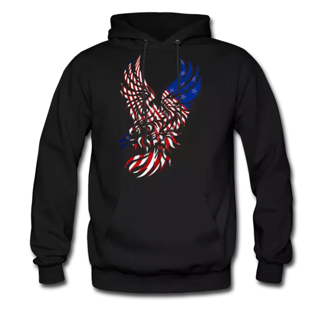 Adult American Eagle Hoodie HC1701-Apparel-Huyencass-Hoodie-S-Vibe Cosy™