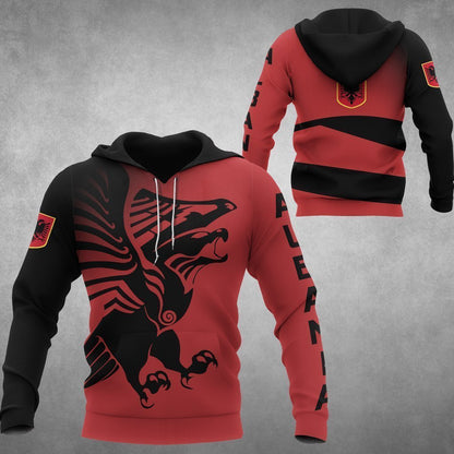 Albania Eagle Hoodies HC1704-Apparel-Huyencass-Hoodie-S-Vibe Cosy™