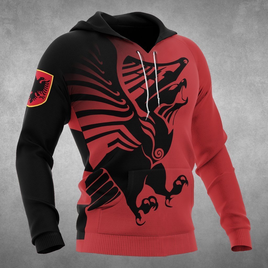 Albania Eagle Hoodies HC1704-Apparel-Huyencass-Hoodie-S-Vibe Cosy™