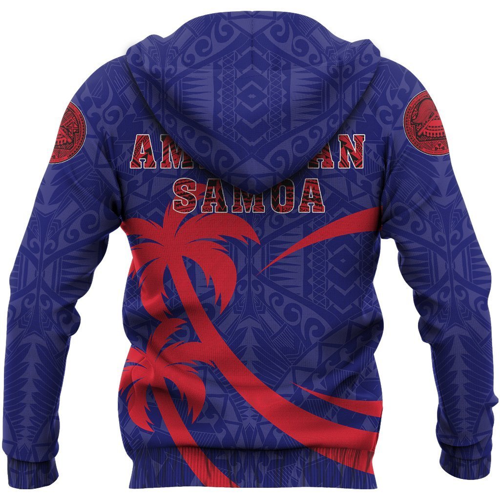 American Samoa Polynesian Hoodie - Coconut Island Version-Apparel-Phaethon-Hoodie-S-Vibe Cosy™