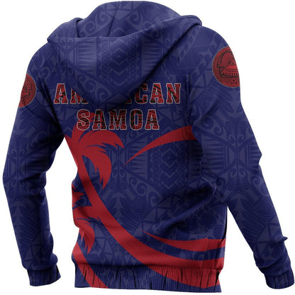 American Samoa Polynesian Hoodie - Coconut Island Version-Apparel-Phaethon-Hoodie-S-Vibe Cosy™