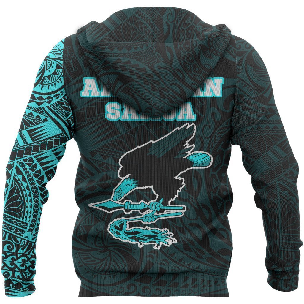 American Samoa In My Heart Polynesian Hoodie Blue PL-Apparel-PL8386-Hoodie-S-Vibe Cosy™