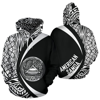 American Samoa Polynesian Hoodie - Circle PL-Apparel-PL8386-Hoodie-S-Vibe Cosy™