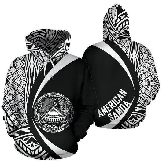 American Samoa Polynesian Hoodie - Circle PL-Apparel-PL8386-Hoodie-S-Vibe Cosy™