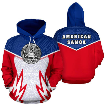 American Samoa Polynesian Hoodie - Phoenix Style PL-Apparel-PL8386-Hoodie-S-Vibe Cosy™