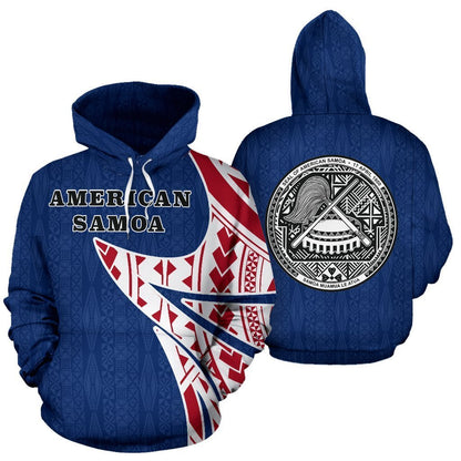 American Samoa Polynesian Hoodie - Warrior Style PL-Apparel-PL8386-Hoodie-S-Vibe Cosy™
