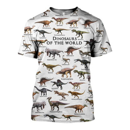 3D All Over Printed Dinosaurs Shirts and Shorts-3D All Over Printed Clothes-HP Arts-Normal Hoodie-XS-Vibe Cosy™