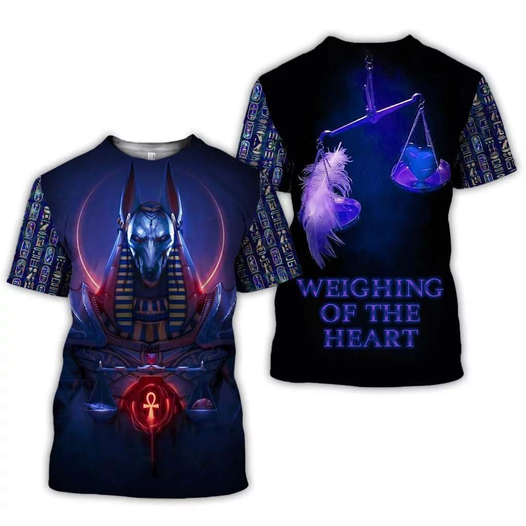 Anubis Blue Nice 3D All Over Printed Clothes-Apparel-MP-T-Shirt-S-Vibe Cosy™