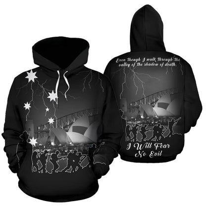 Anzac Australia Lest We Forget Hoodie Sydney Opera House NNK 1440-Apparel-NNK-Hoodie-S-Vibe Cosy™