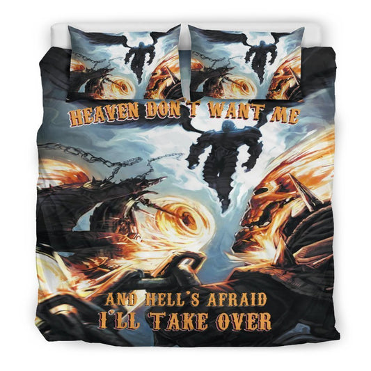 Heaven don't want me bedding sets-Ocean Gadget-Bedding Set - Black - Heaven don't want me bedding sets-King-Vibe Cosy™