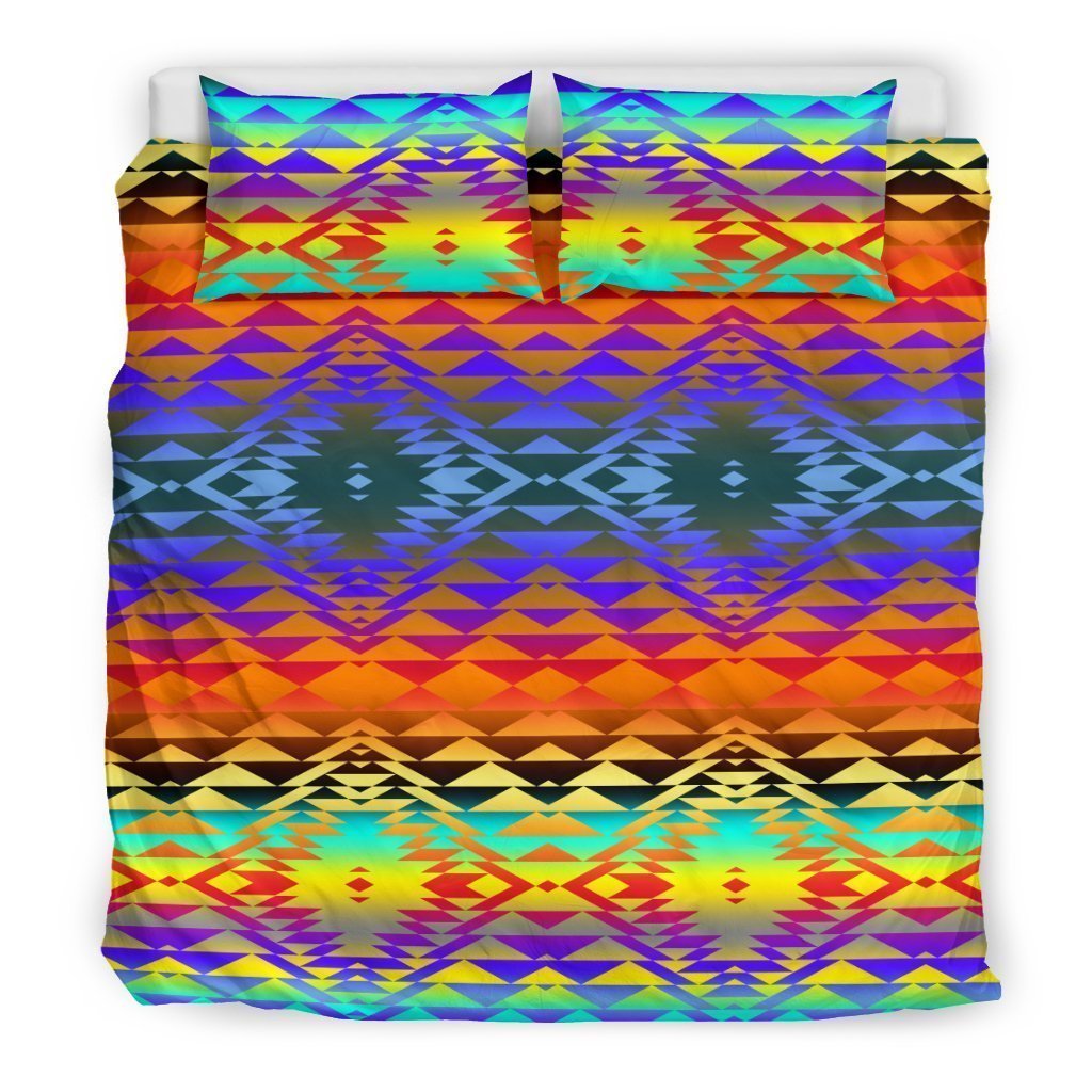 Taos Blanket Sunset Bedding Set-6teenth World™-Bedding Set-King-Vibe Cosy™