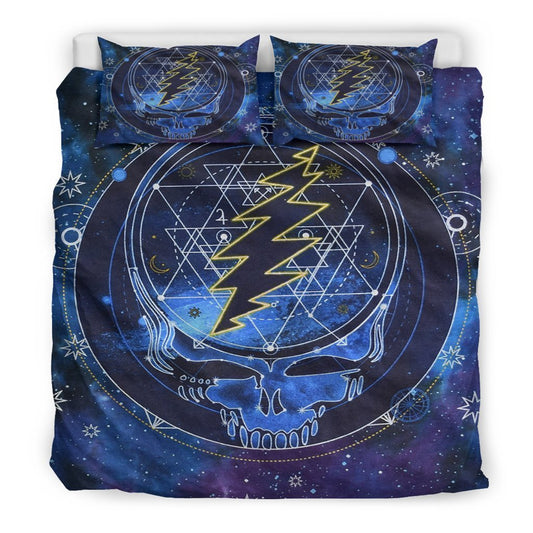 Galaxy Skull Bedding Sets-6teenth Outlet-Twin-Vibe Cosy™