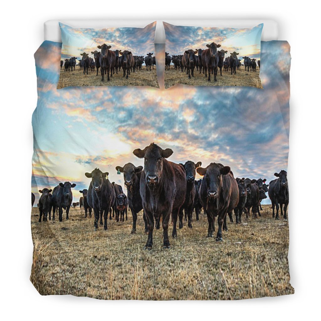 Farmer Cow Bedding Set-6teenth World™-Bedding Set-King-Vibe Cosy™