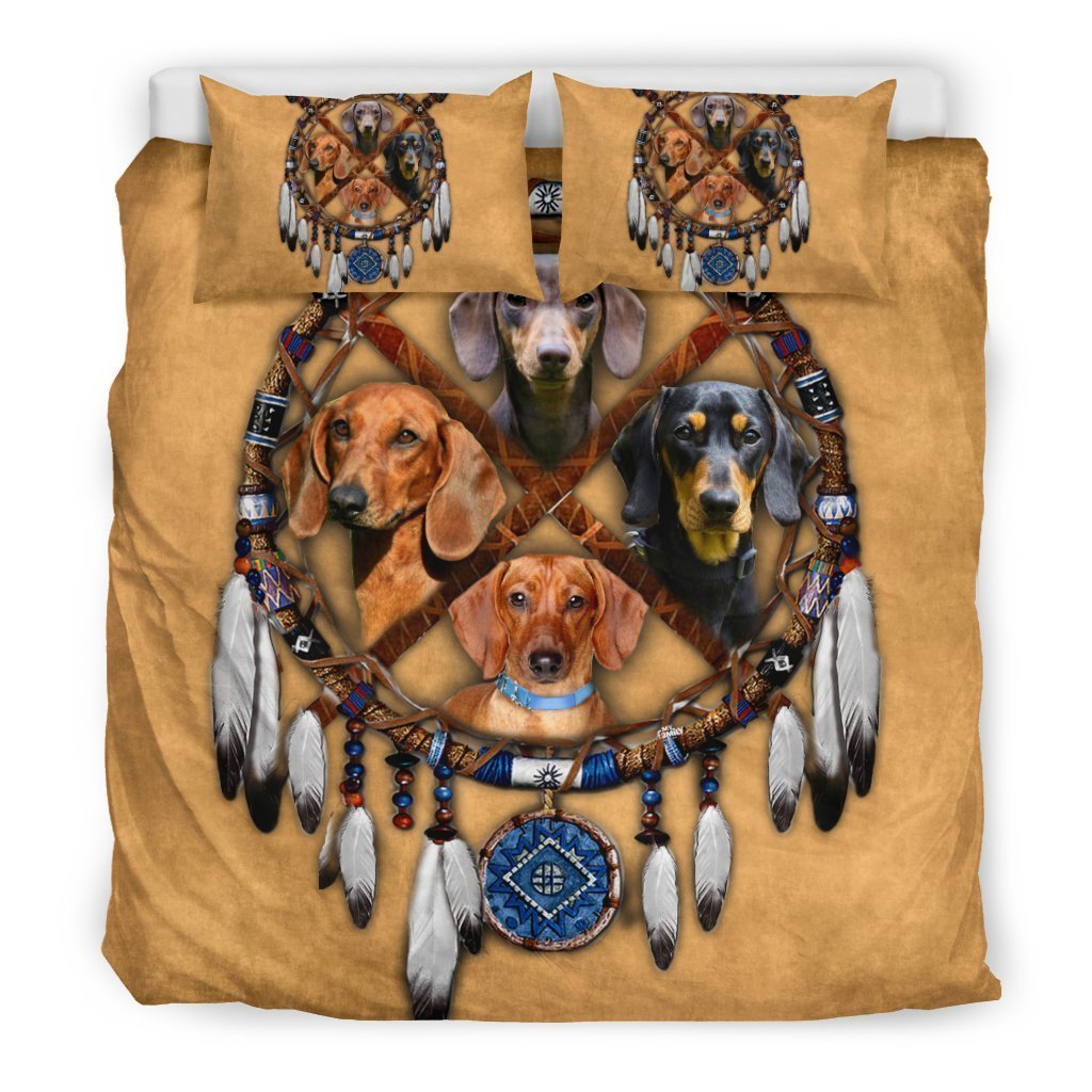 DACHSHUND BEDDING SET-6teenth World™-Bedding Set-King-Vibe Cosy™