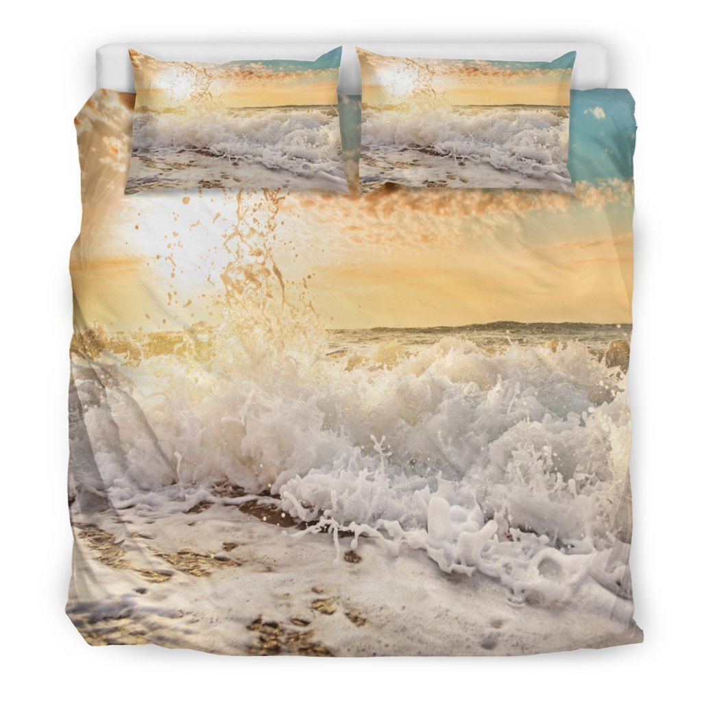 Wave Explosion Bedding Set-6teenth World™-Bedding Set-King-Vibe Cosy™