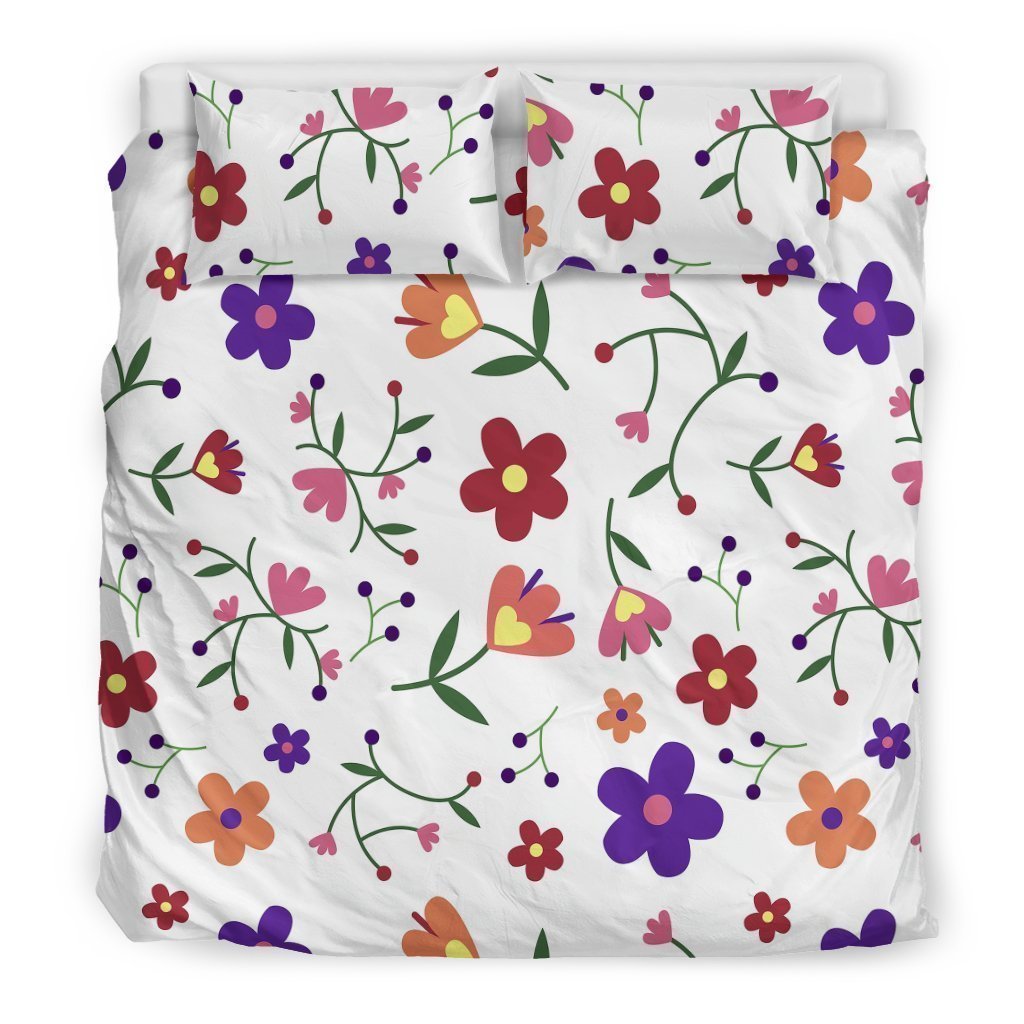 Floral Bedding Set-6teenth World™-Bedding Set-King-Vibe Cosy™