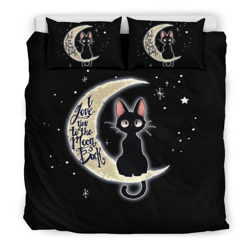 I Love You To The Moon And Back_Beige Bedding Set-6teenth World™-Bedding Set-Twin-Vibe Cosy™