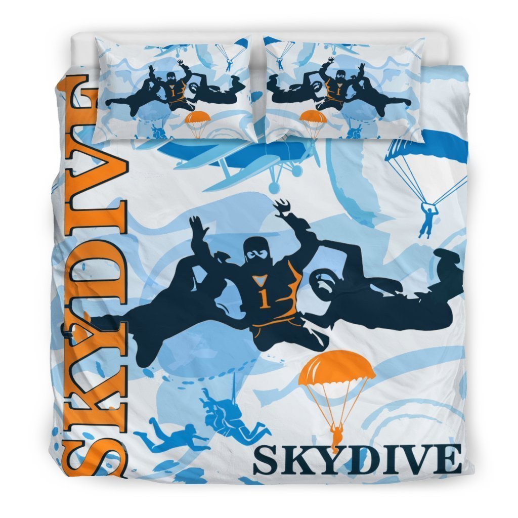 Skydiving Bedding Set-6teenth World™-Bedding Set-US King-Vibe Cosy™