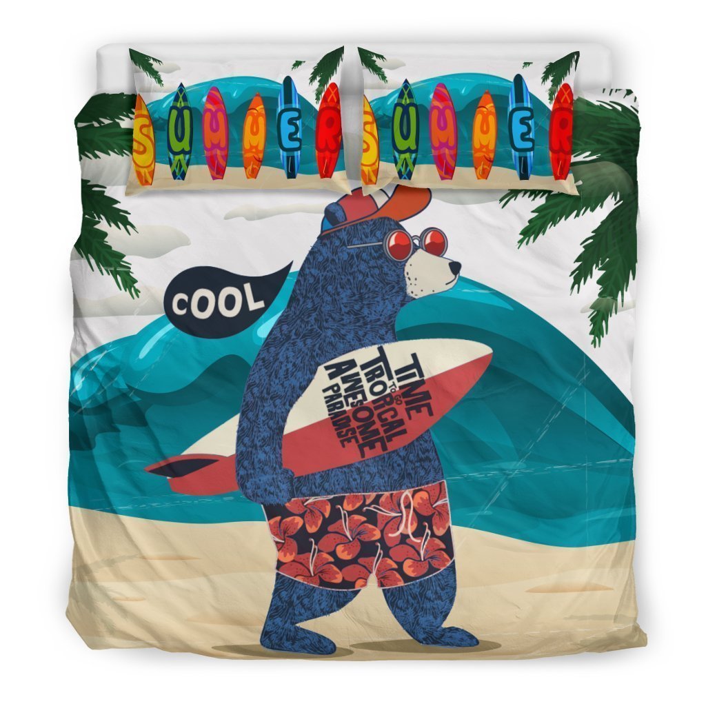 Surfing Bedding Set-6teenth World™-Bedding Set-US King-Vibe Cosy™