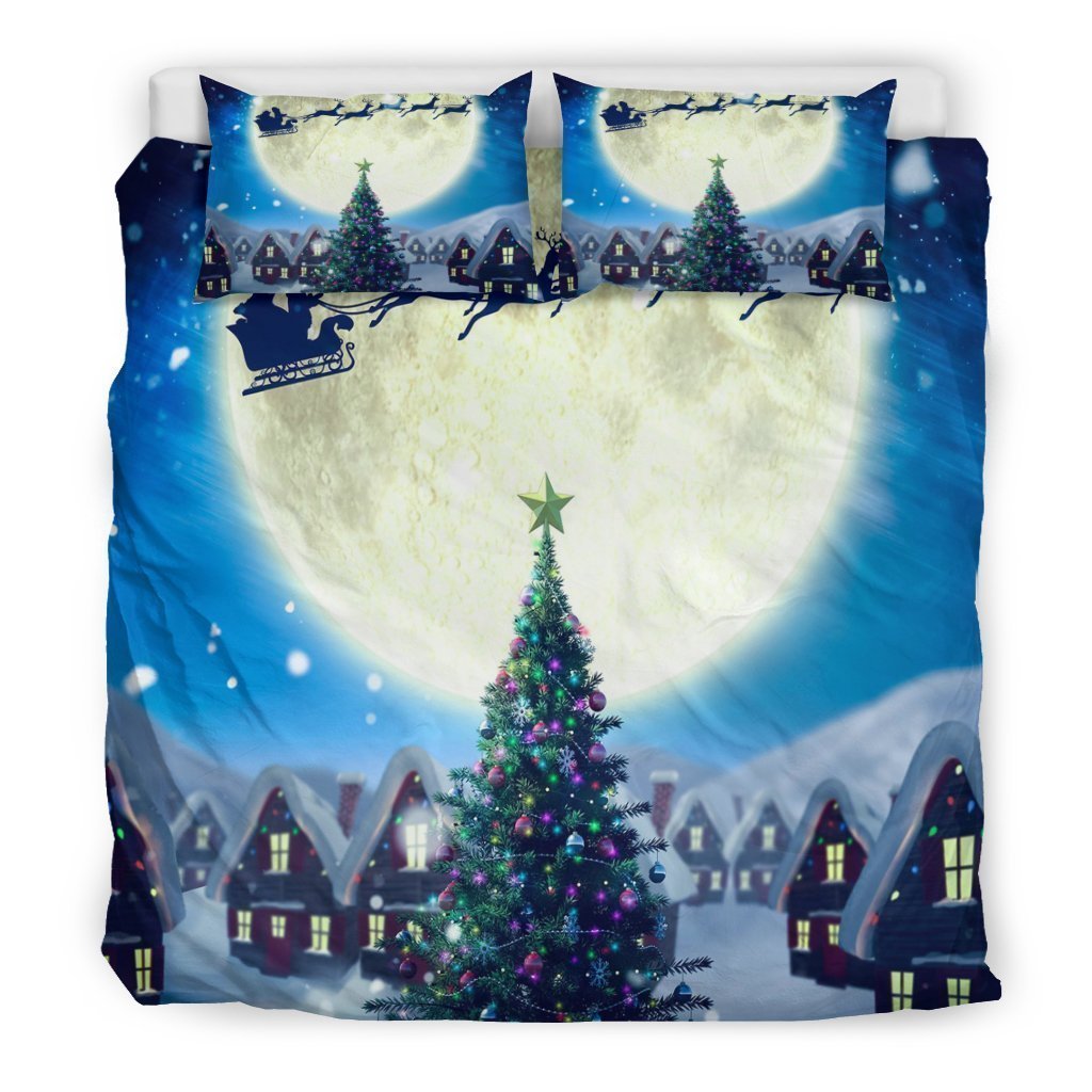 MERRY CHRISTMAS TREE - SANTA CLAUS BEDDING SET-6teenth World™-Bedding Set-US King-Vibe Cosy™