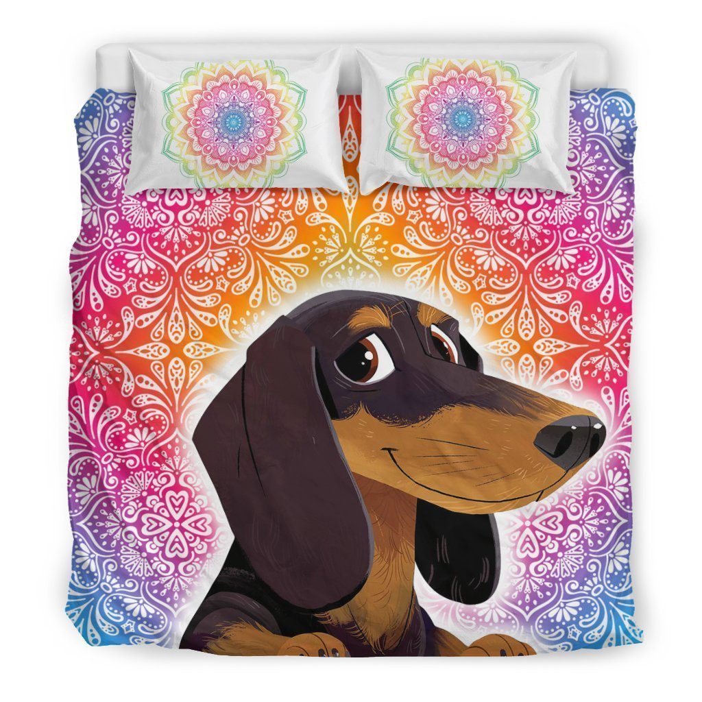 Dachshund Bedding set-6teenth World™-Bedding Set-US King-Vibe Cosy™