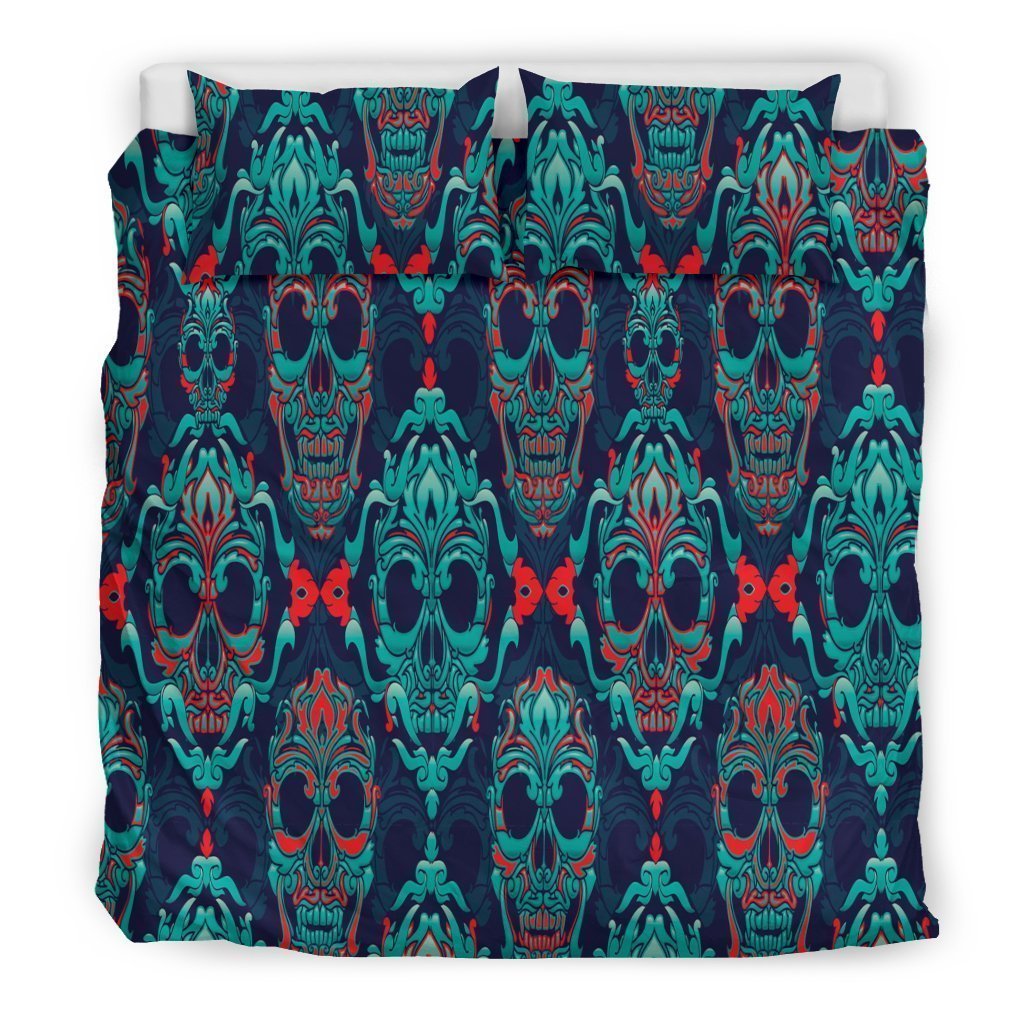 NP Skulls Bedding Set-6teenth World™-Bedding Set-US King-Vibe Cosy™