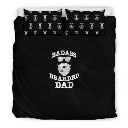 NP Bearded Dad Bedding Set-6teenth World™-Bedding Set-US Twin-Vibe Cosy™