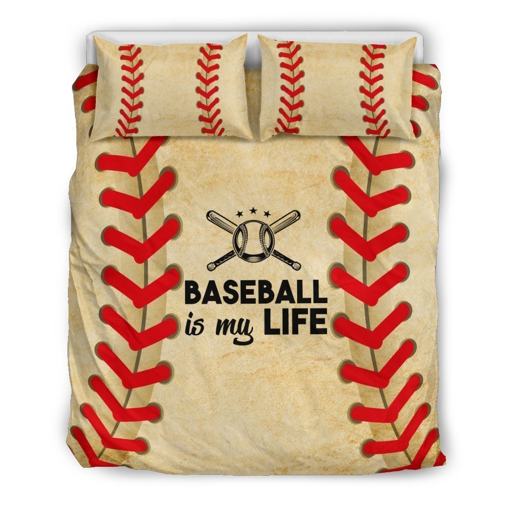 Baseball is my Life Bedding Set-6teenth World™-Bedding Set-Queen/Full-Vibe Cosy™