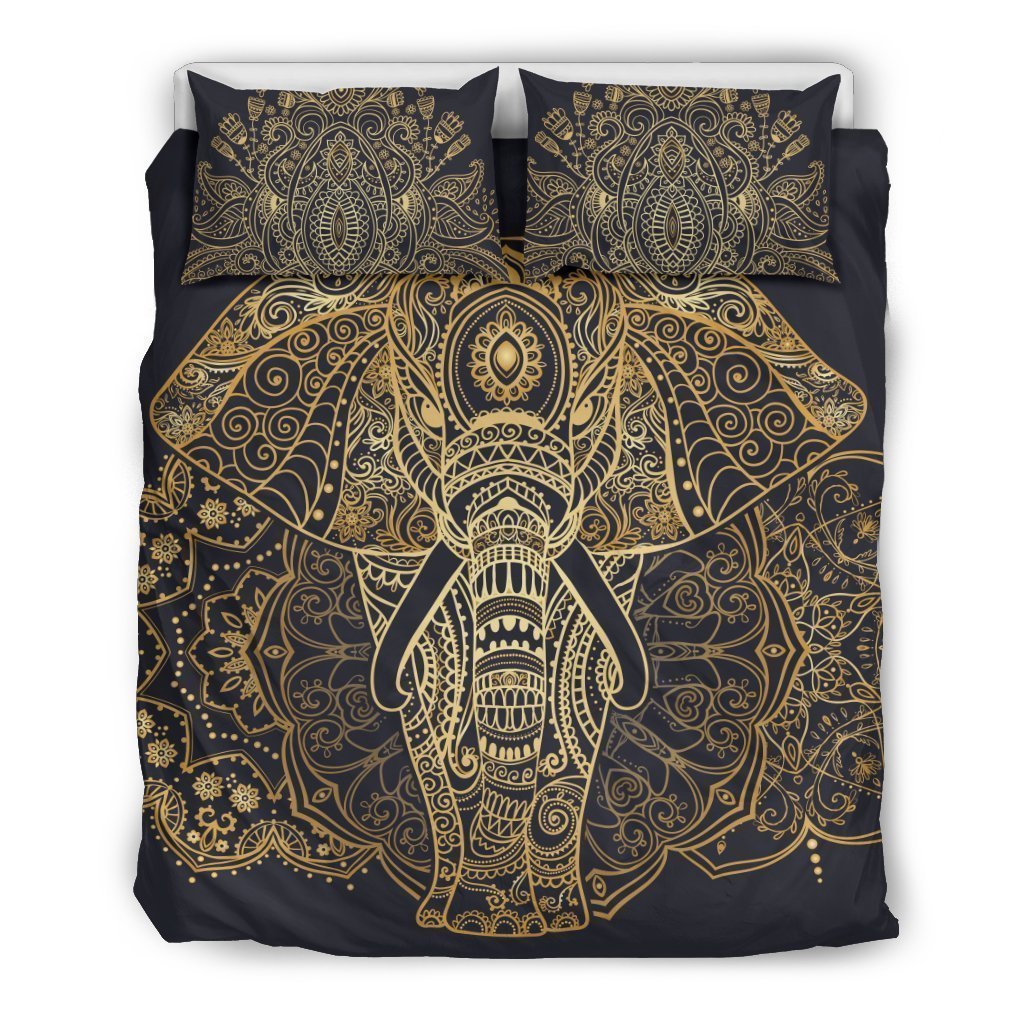 Elephant of Enlightenment Bedding Set-6teenth World™-Bedding Set-Queen/Full-Vibe Cosy™