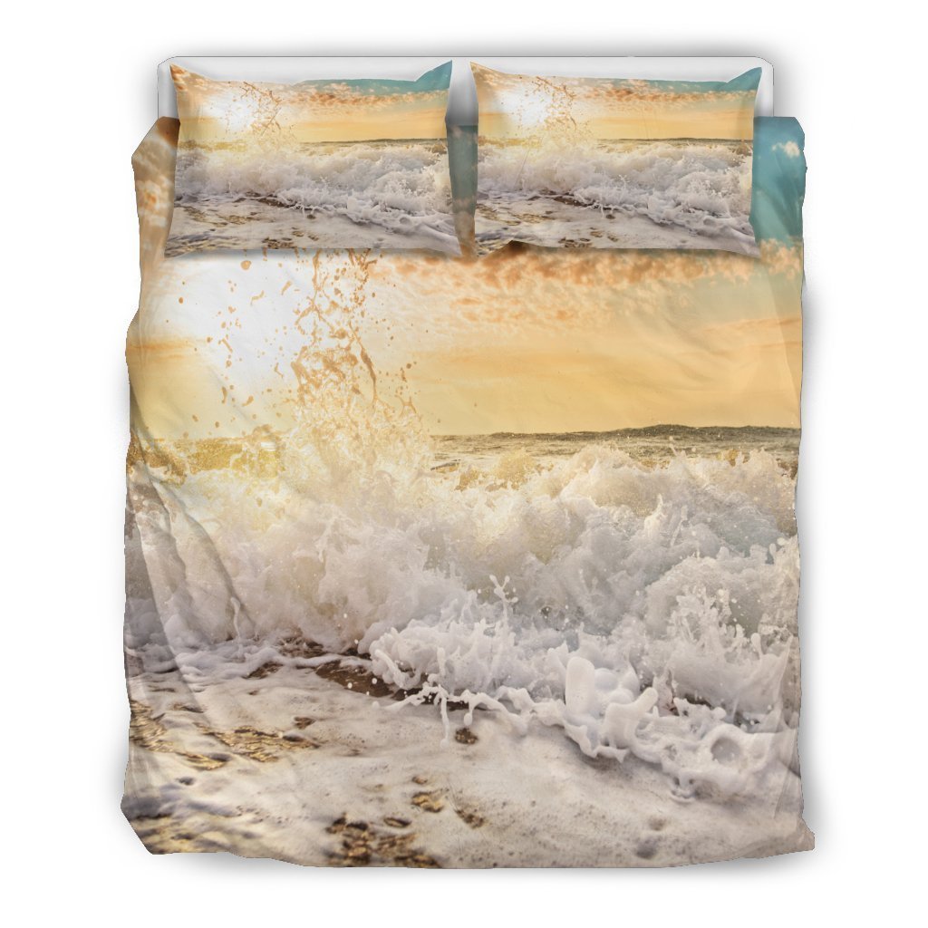 Wave Explosion Bedding Set-6teenth World™-Bedding Set-Queen/Full-Vibe Cosy™