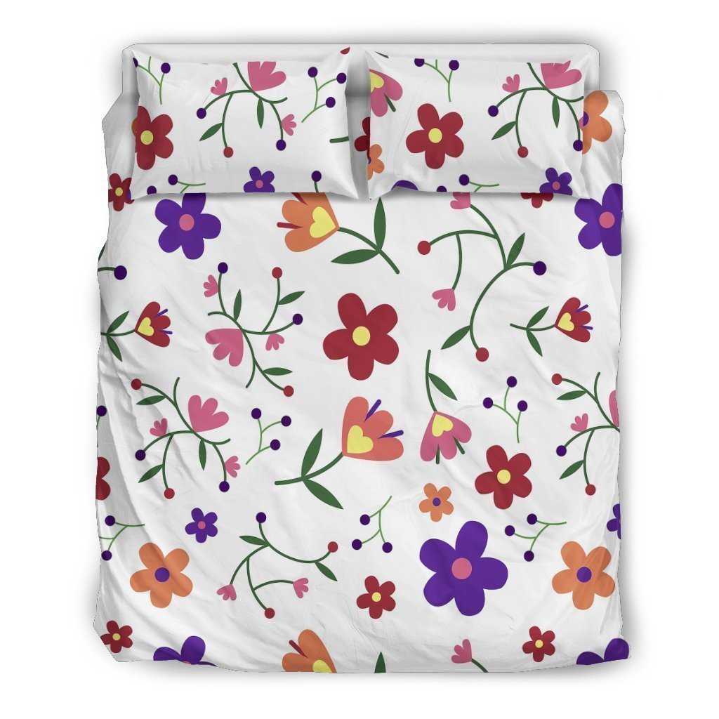 Floral Bedding Set-6teenth World™-Bedding Set-Queen/Full-Vibe Cosy™