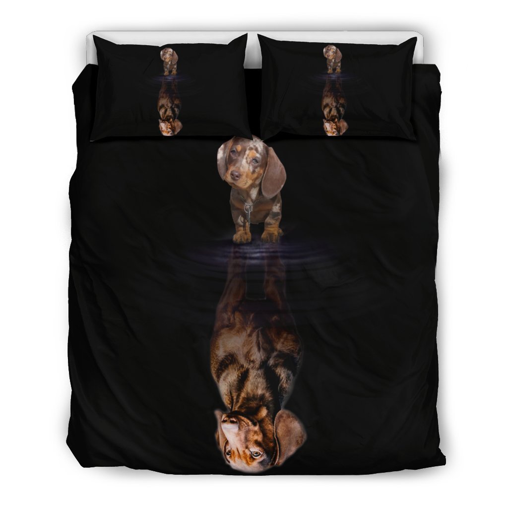 Dachshund Dream Bedding Set-6teenth World™-Bedding Set-Queen/Full-Vibe Cosy™