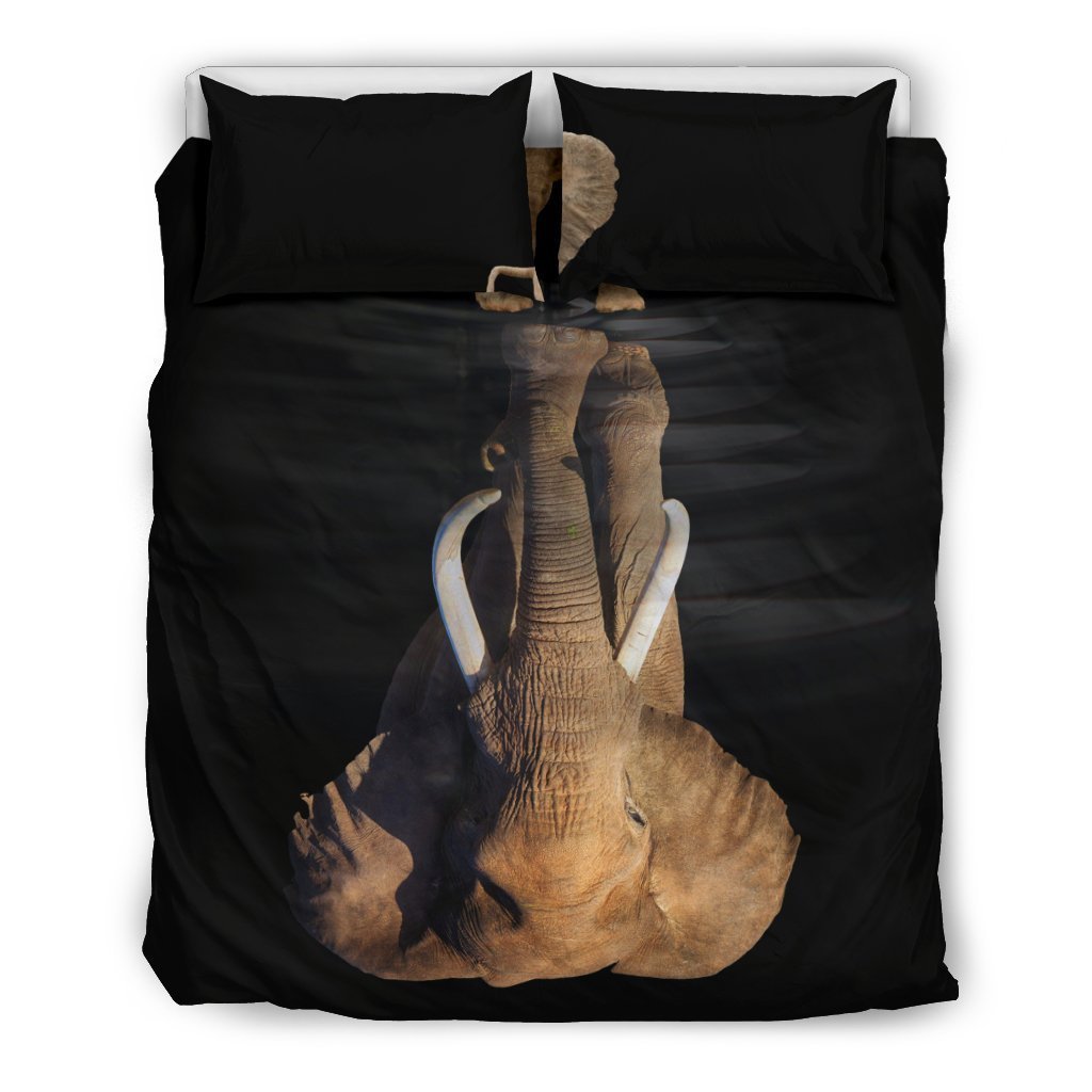 Elephant Dreaming Bedding-6teenth World™-Bedding Set-Queen/Full-Vibe Cosy™
