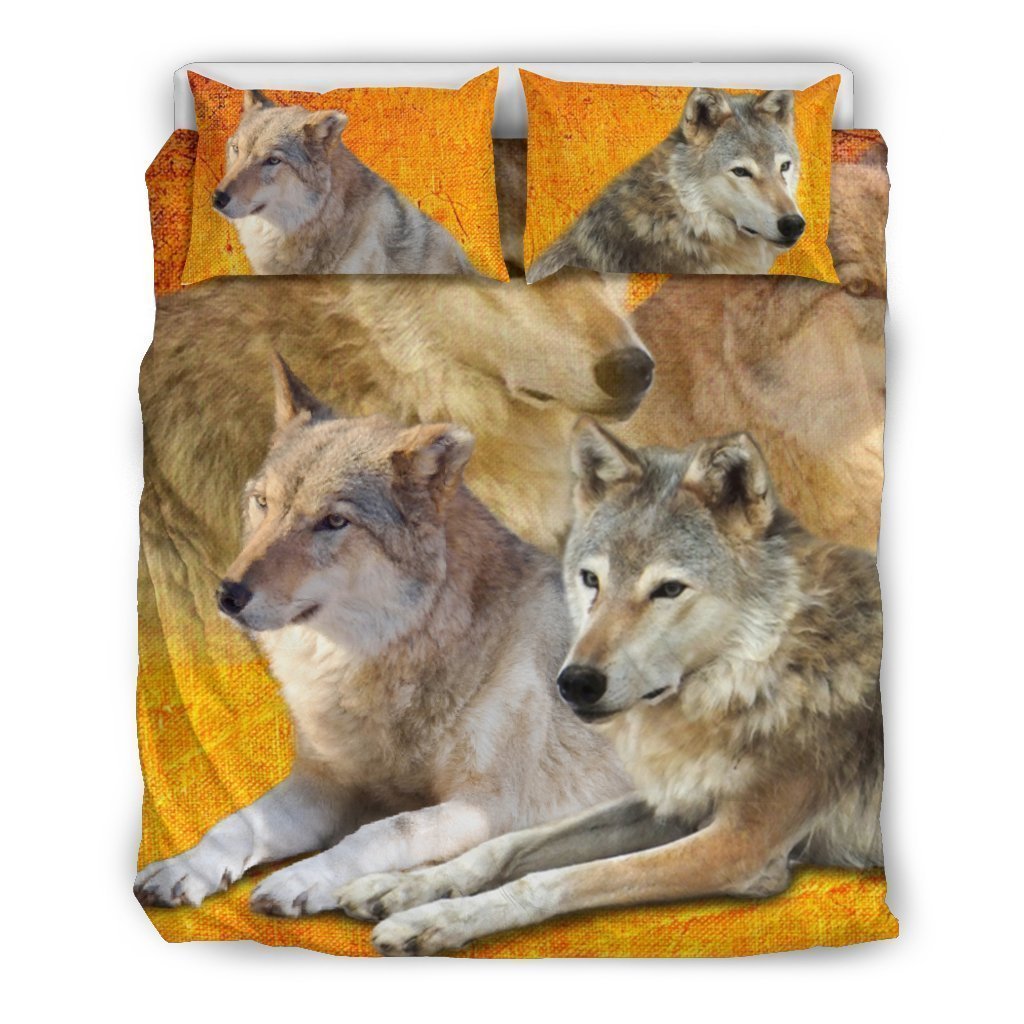 Wolf - Love Bedding Set-6teenth World™-Bedding Set-Queen/Full-Vibe Cosy™