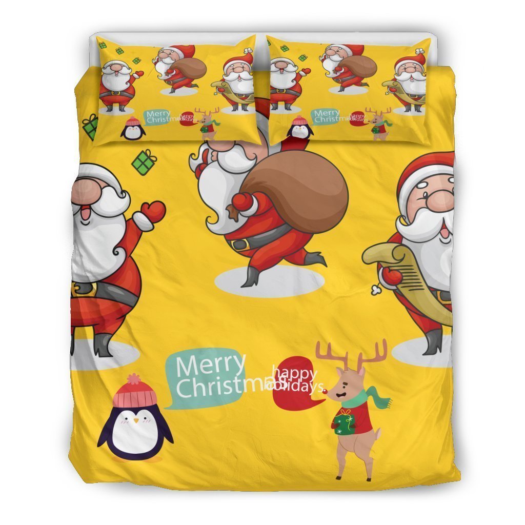Merry Christmas Bedding Set-6teenth World™-Bedding Set-Queen/Full-Vibe Cosy™
