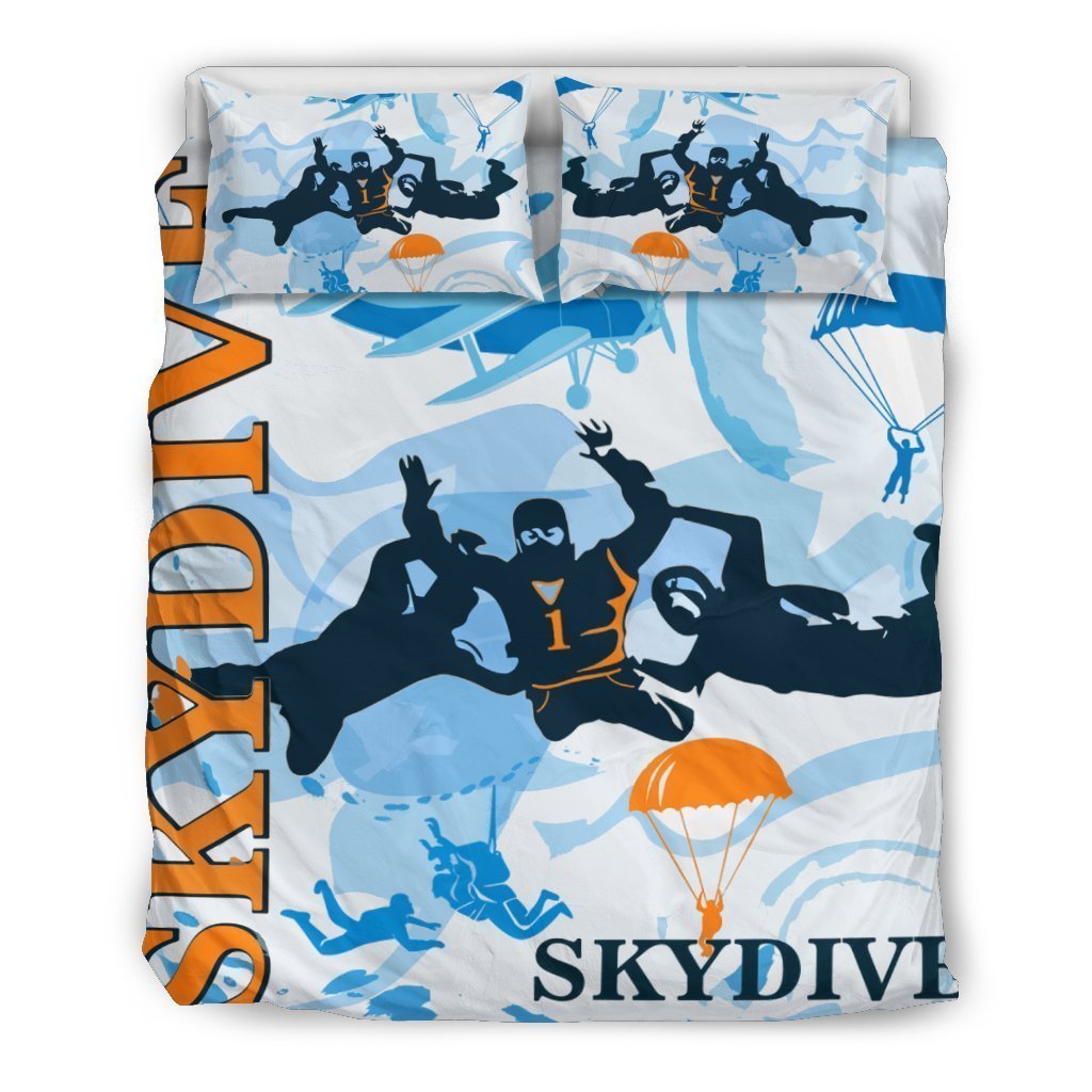 Skydiving Bedding Set-6teenth World™-Bedding Set-US Queen/Full-Vibe Cosy™