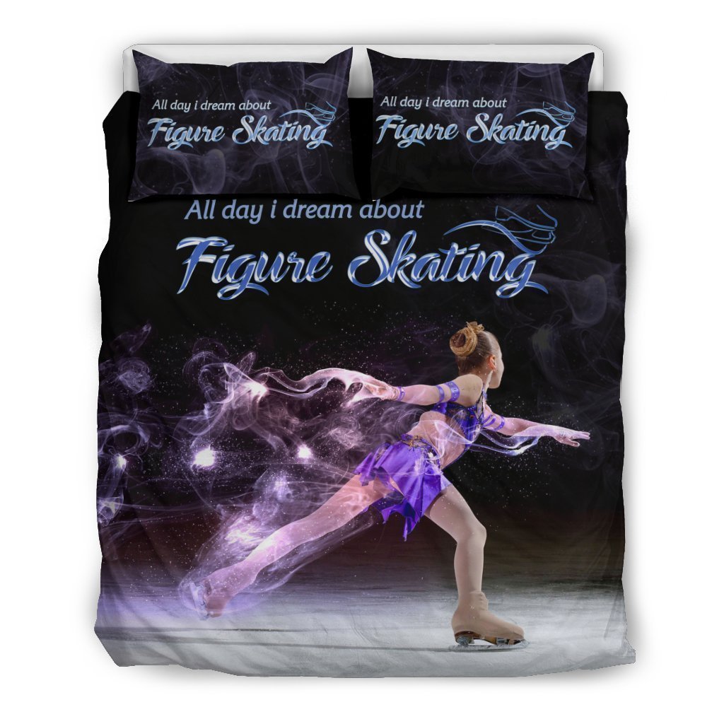 Figure Skating Bedding Set-6teenth World™-Bedding Set-US Queen/Full-Vibe Cosy™