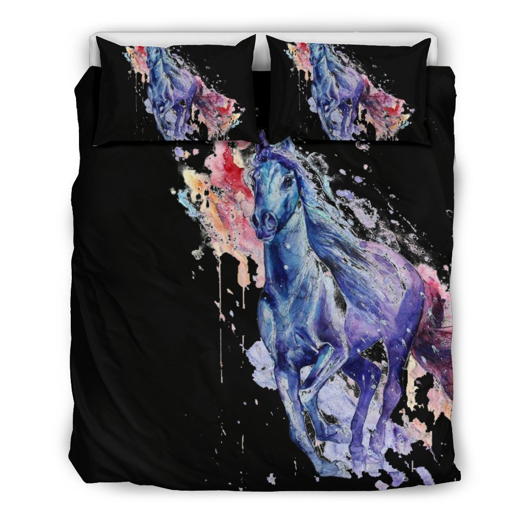 HORSE 3 BEDDING SET-6teenth World™-Bedding Set-US Queen/Full-Vibe Cosy™
