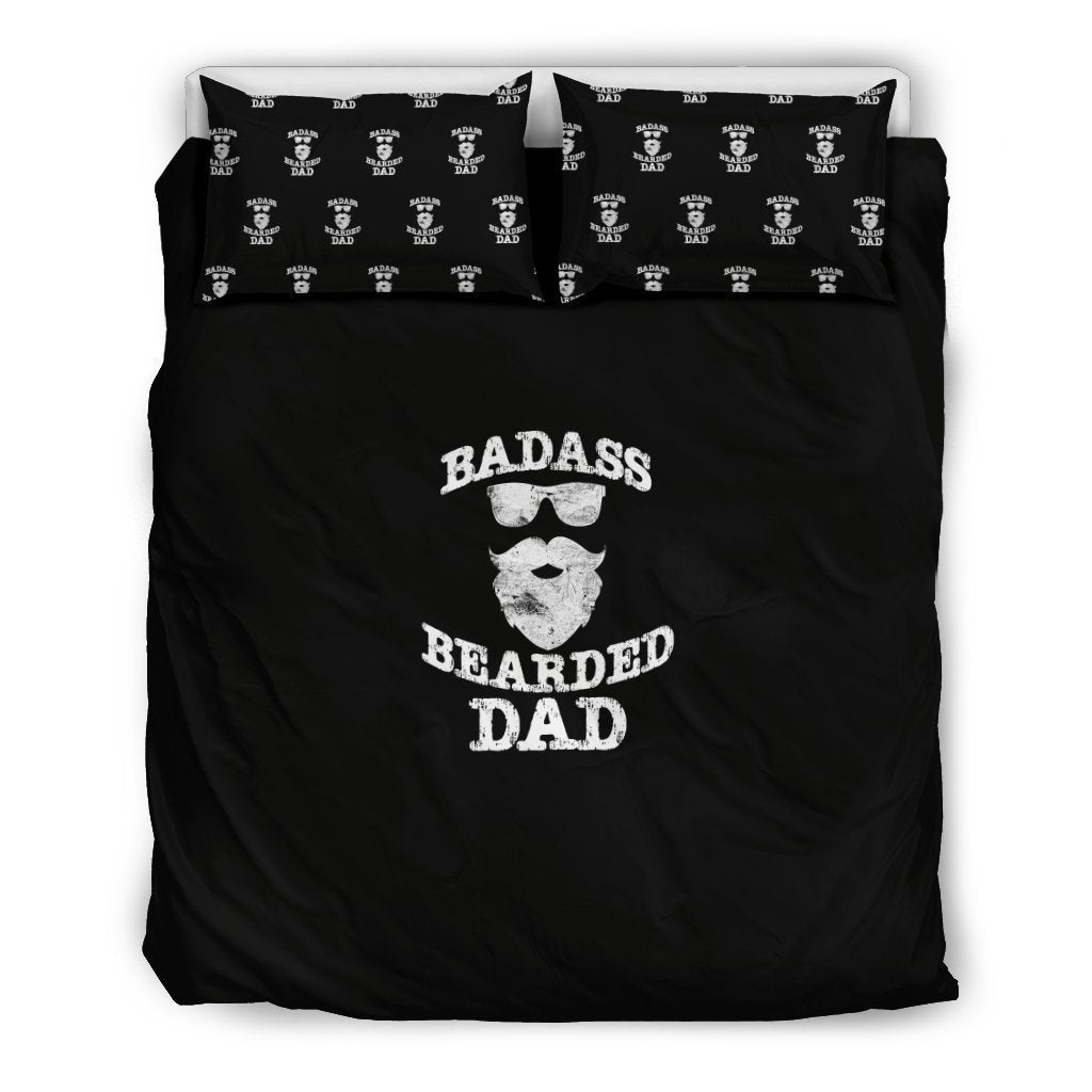 NP Bearded Dad Bedding Set-6teenth World™-Bedding Set-US Twin-Vibe Cosy™