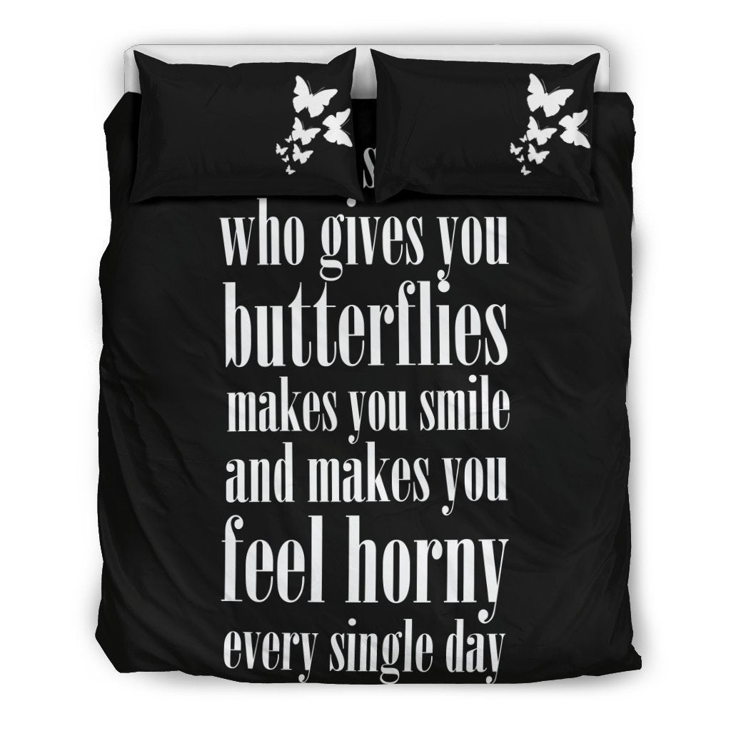 Feel Horny Duvet Cover Set-6teenth World™-Bedding Set-US Queen/Full-Vibe Cosy™