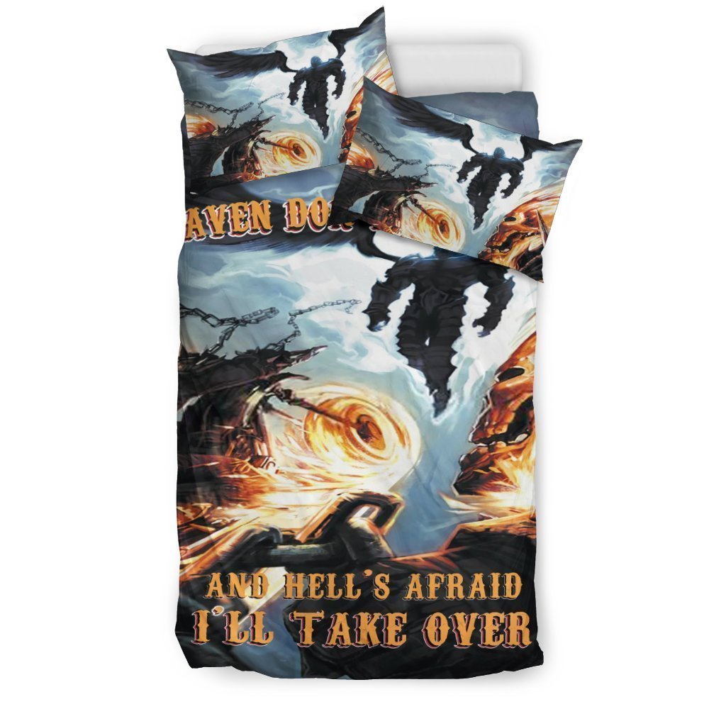 Heaven don't want me bedding sets-Ocean Gadget-Bedding Set - Black - Heaven don't want me bedding sets-Twin-Vibe Cosy™