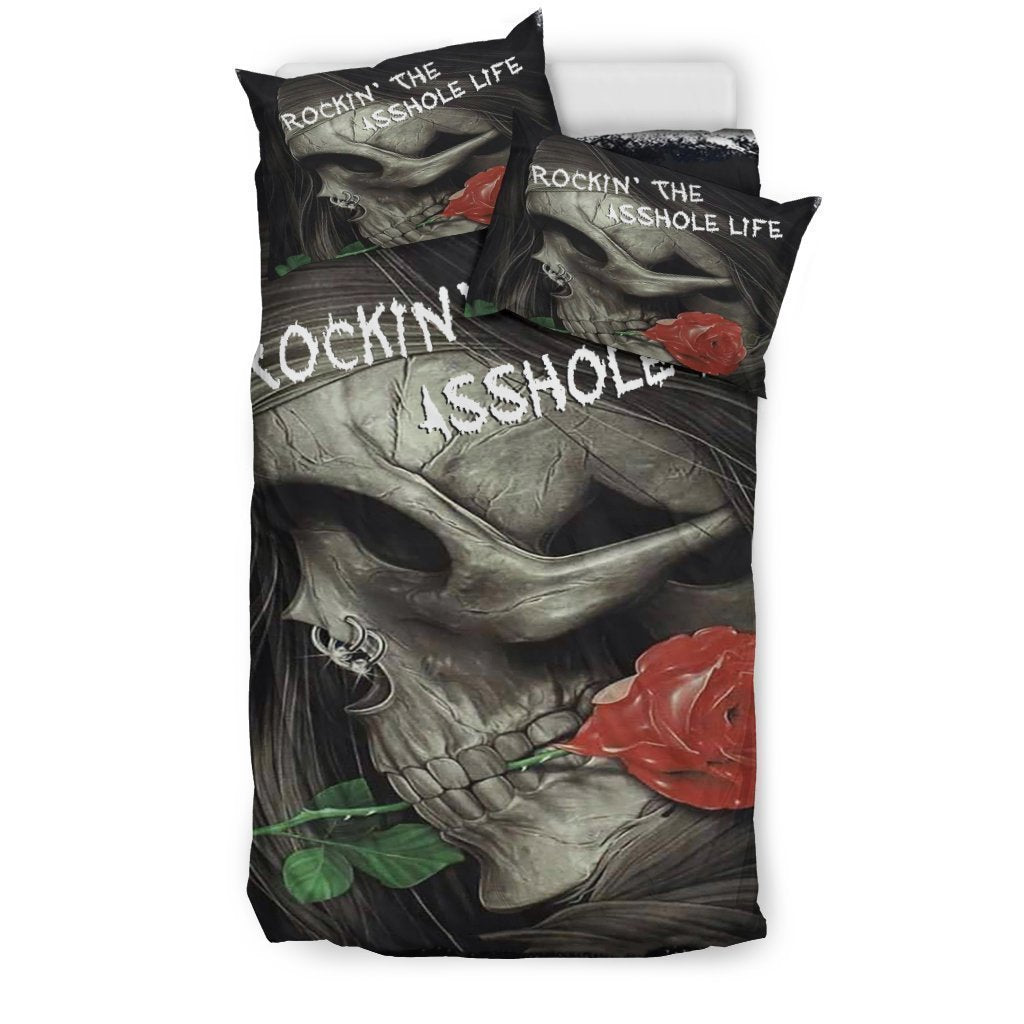 Rockin' the A**hole life bedding sets-Bedding Set-6teenth Outlet-Twin-Vibe Cosy™
