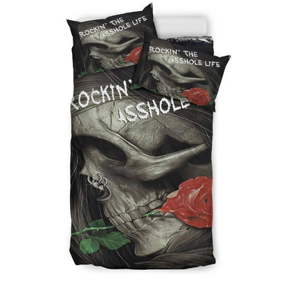 Rockin' the A**hole life bedding sets-Bedding Set-6teenth Outlet-Twin-Vibe Cosy™