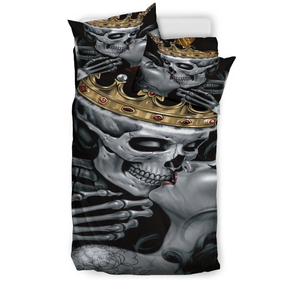 King and queen skull bedding sets-Bedding Set-6teenth Outlet-US Twin (2pcs)-Vibe Cosy™