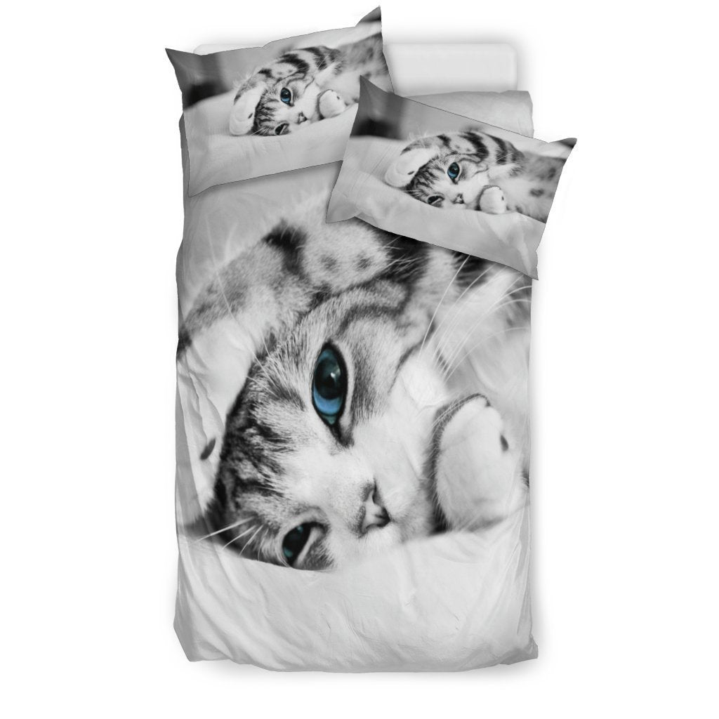 Simply Cat Lovers Doona Bedding 3 Piece Set-6teenth World™-Bedding Set-Twin-Vibe Cosy™