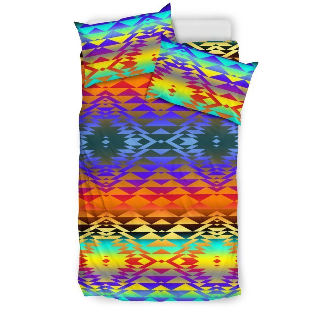 Taos Blanket Sunset Bedding Set-6teenth World™-Bedding Set-Twin-Vibe Cosy™