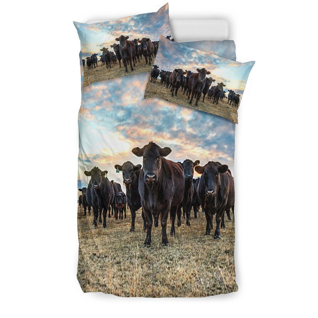 Farmer Cow Bedding Set-6teenth World™-Bedding Set-Twin-Vibe Cosy™