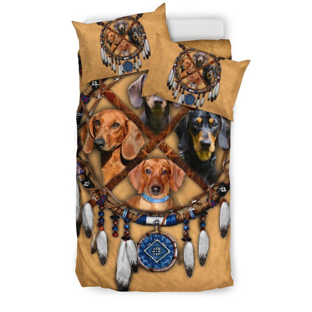 DACHSHUND BEDDING SET-6teenth World™-Bedding Set-Twin-Vibe Cosy™